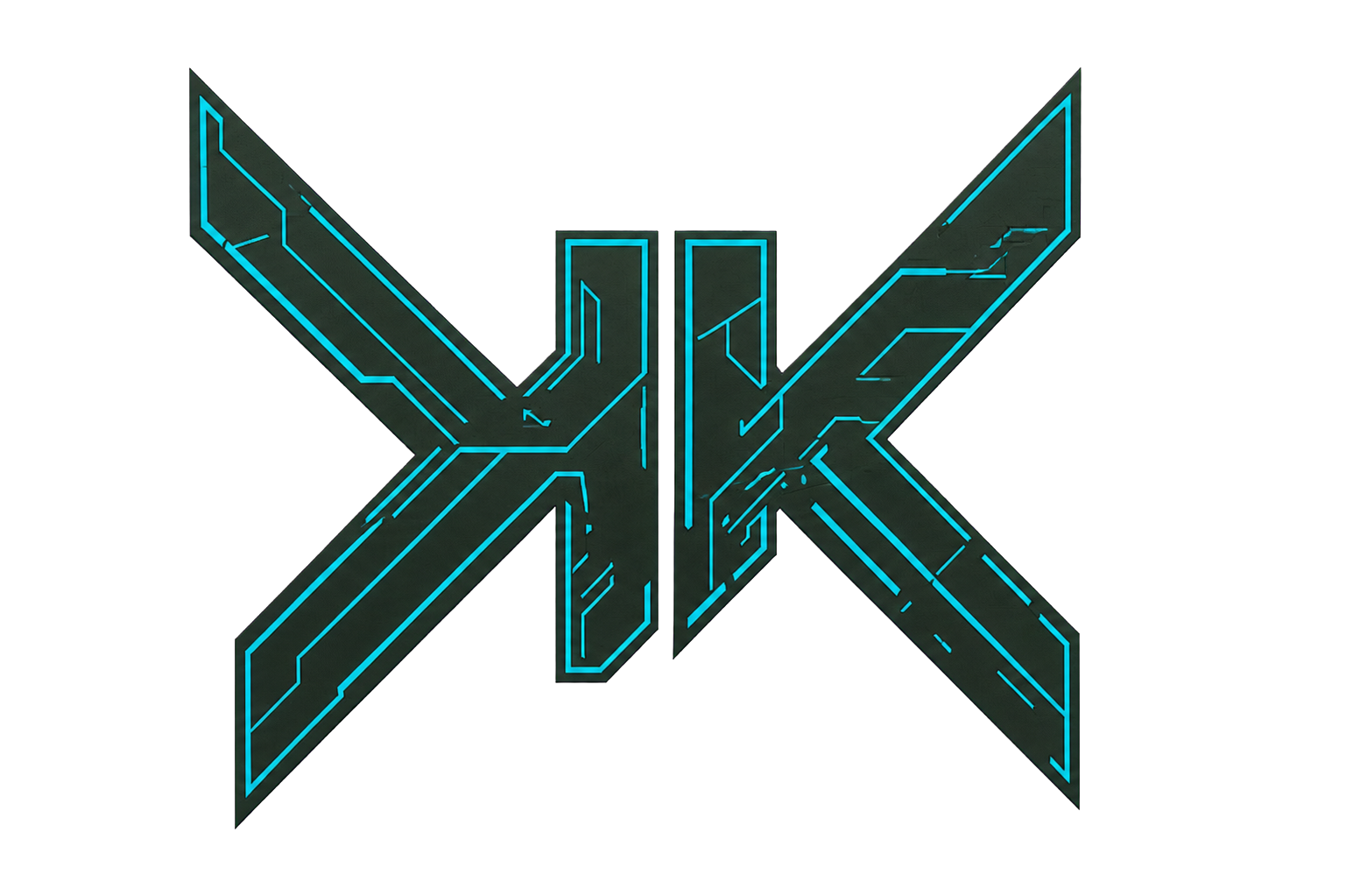 NEON CIRCUIT MASTER transparent Kaotik Kris logo