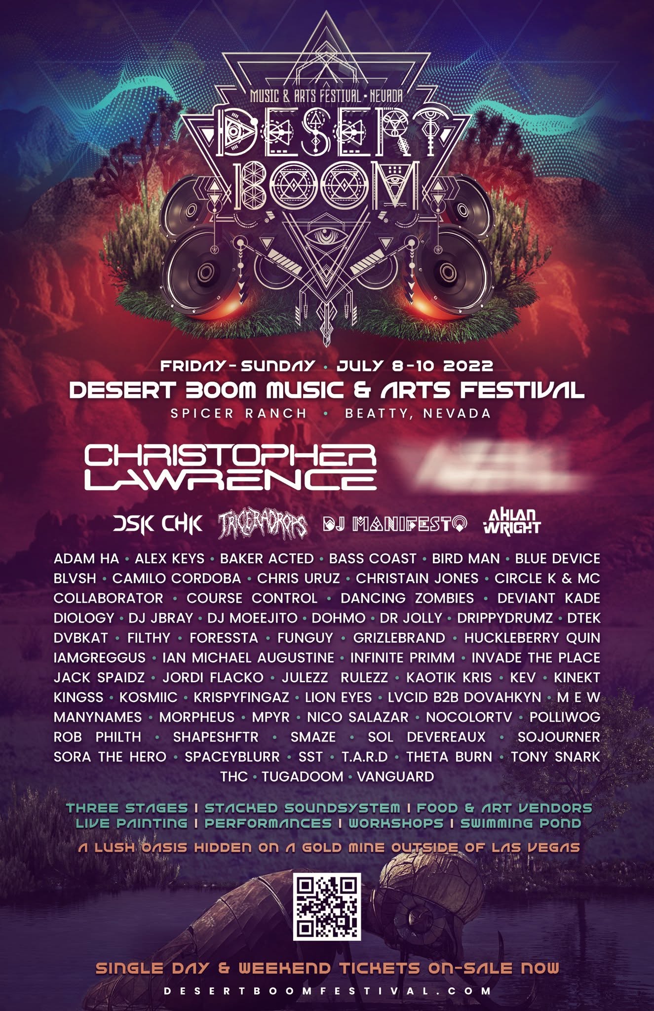 Kaotik Kris Desert Boom 2022 performance archive